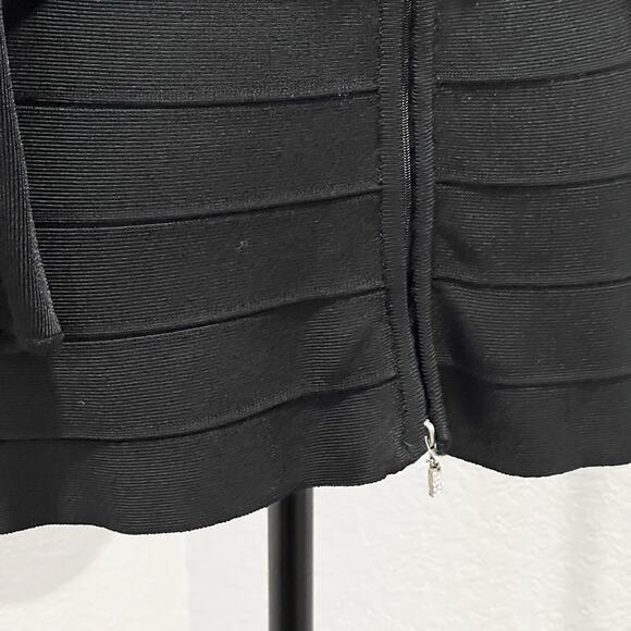 Cache Black Long Sleeve Zip Up Zip Down Sweetheart Neck Sweater Women's Large - Picture 3 of 11